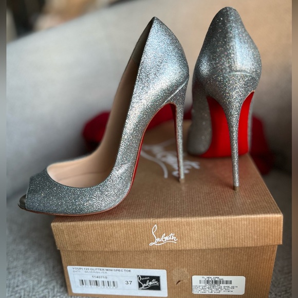Christian Louboutin Youpi Glitter 120 - Picture 4 of 8